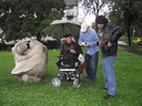  •  Kazincbarcika, Hmn Kat t, Bke tr, Jtsz mackk, Nagy Istvn, 1966, szobor, #Kztrkp/2696 #Munzee/Bgabor/63 KDK •  • gg630504 cc-by-nc-sa