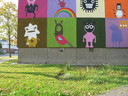  • Kazincbarcika, Mtys kirly t 29, Sznes szomszdok, Designs robot, 2013, falfestmny, #Kztrkp/21349 #Munzee/Bgabor/9 •  • gg630504 cc-by-nc-sa