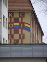 • Kazincbarcika, Egressy t 38, Kolorcity szivrvny, Alpinista fest, 2014, falfestmny, #Kztrkp/23708 •  • gg630504 cc-by-nc-sa