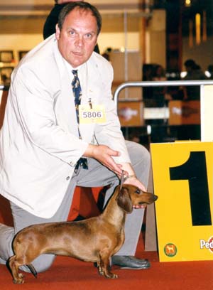 WCH Meggie vom Golf - World Dog Show 2001 Porto - World Champion  Judge: Pedro Delarue (P)