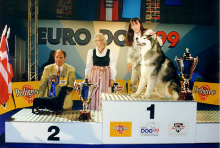EuCh Quasar vom Golf - European Dog Show 99' Tulln - Reserve Best in Show