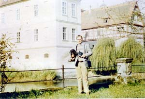 Frau Hella Shelbach  Residence  and  happy   dachshund owner  anno 1978 . October!