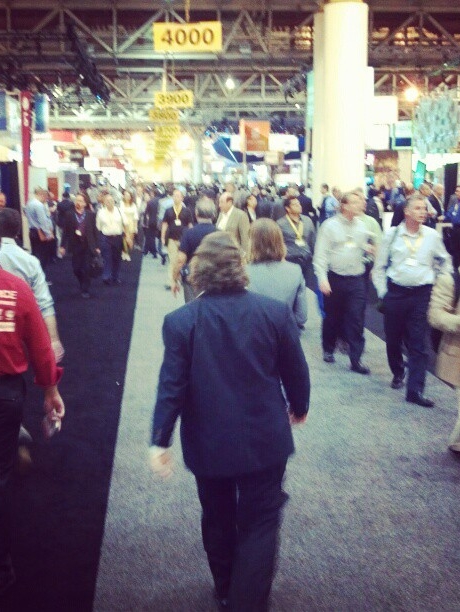 Exhibit Floor CTIA Wireless 2012, New Orleans. Via Instagram