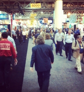Exhibit Floor CTIA Wireless 2012, New Orleans. Via Instagram