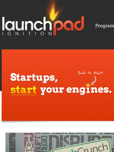 Launchpad Ignition Website. Dedicated to helping start-ups in New Orleans.