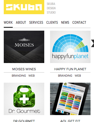 Skuba Design, New Orleans responsive web design.