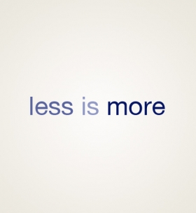 Less-is-more