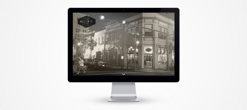 Street view photo of Keife and Co fine wine merchants in New Orleans website design