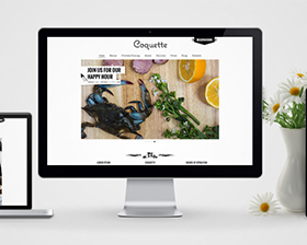 New Orleans based restaurant, Coquette, hired Skuba to redesign and develop their website in an effort to best showcase their award winning food. Skuba was also asked to move the site into a Content Management System for easy and quick updates to their ever-changing daily menu. Aside from the website redesign Skuba worked to build a voice for their brand by updating the logo and extending the brand by way of illustrations as well as incorporating new photography by Sarah Essex.