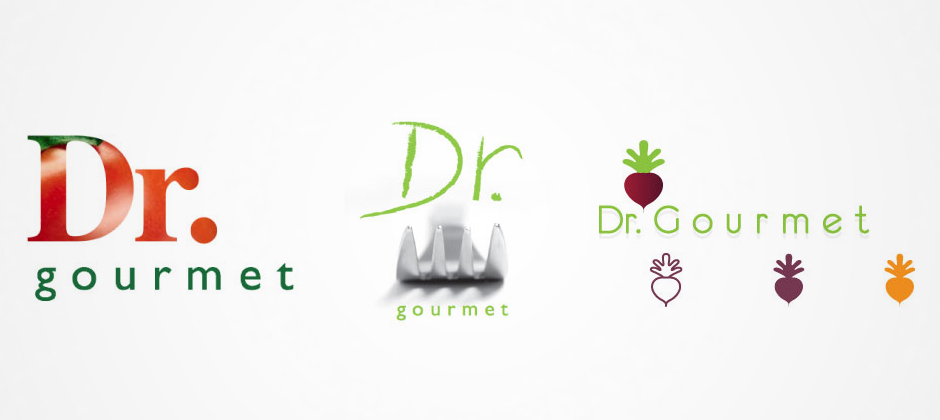 Doctor-gourmet-preliminary-logos-tomato-fork-onions