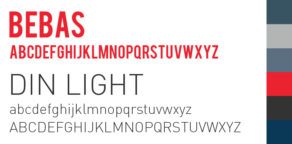 Web font design new orleans louisiana typography online bebas din
