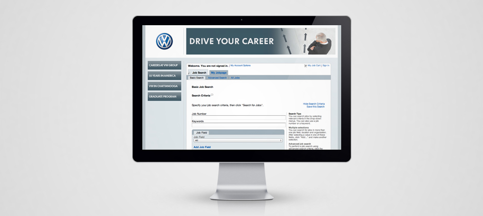 Volkswagen-group-of-america-website-design-vw-display-drive-your-career