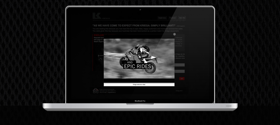 Kriega-micro-website-motion-graphic-introduction