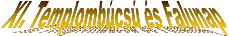 XI. Templombcs s Falunap 