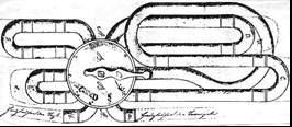 V. F. Cerveny szabadalmán a ventil rajza (1846)