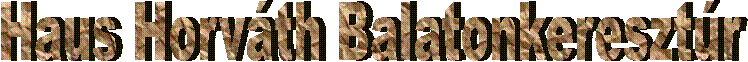Haus Horváth Balatonkeresztúr