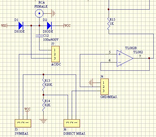 DSO bemenet rajzr�szlet