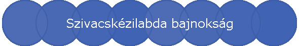 Szivacskzilabda bajnoksg