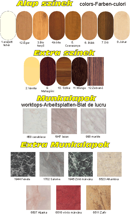 színek