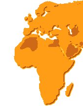 Élőhelye: Afrika és Arábia sivatagjai.