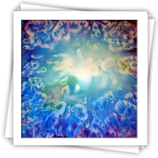 Fnymadr - selyem - vegyestechnika 30x30