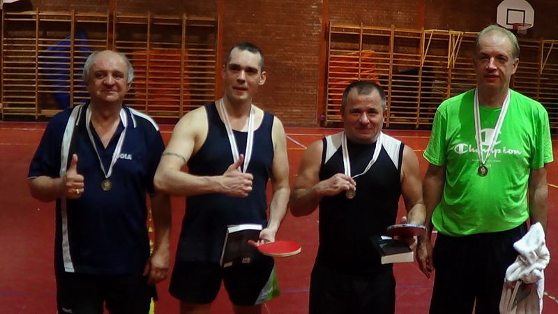 balról: Melis Ferenc, Pintér Gábor, Szabó László és dr.Fazekas István