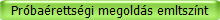Prbarettsgi megolds emltsznt