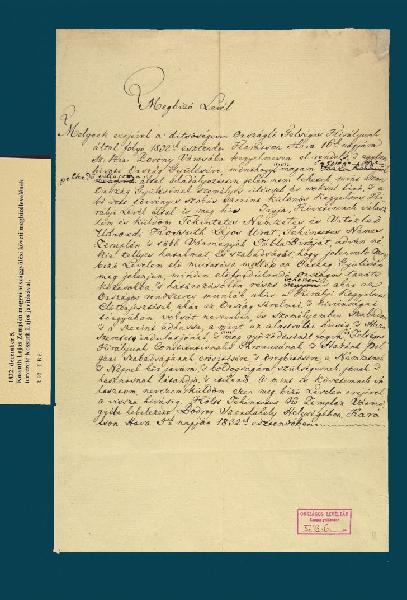 022-Megbizolevel_1832.jpg - Kossuth Lajos megbzlevele az 1832. vi orszggyls zemplni kvetv. (Magyar Orszgos Levltr - R 92.)