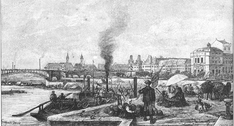 070-Szeged.jpg - Szeged rakpartja a 19. szzad kzepn