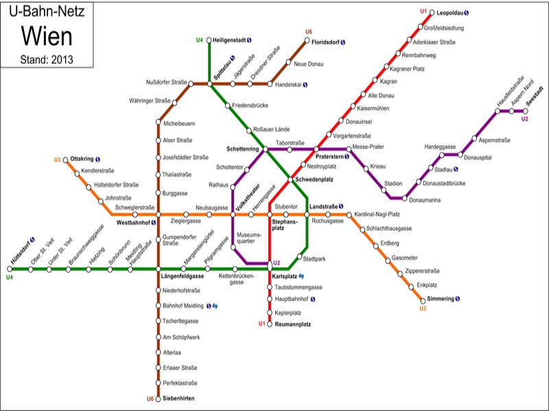 Bécs metrótérkép