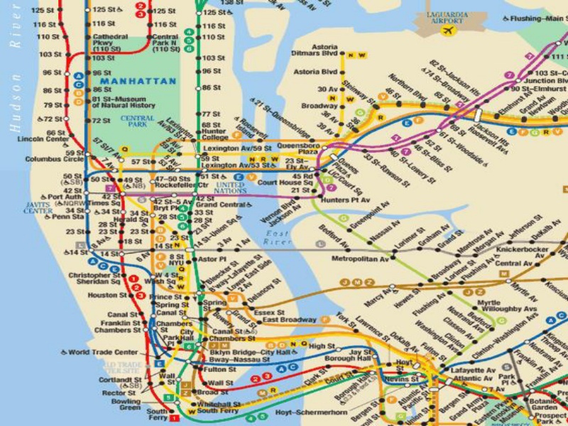 New York metrótérkép