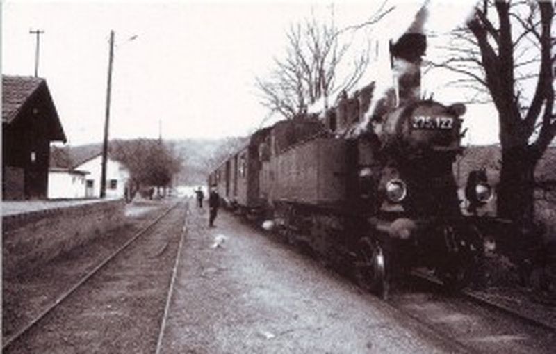 Bőszénfa vasútállomás egykor. Forrás: vasuttortenet.eoldal.hu