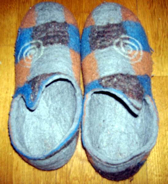 good warm felt slippers