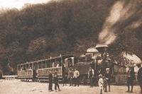 Personenzug mit Dampflok MV Baureihe 492 gegen 1925