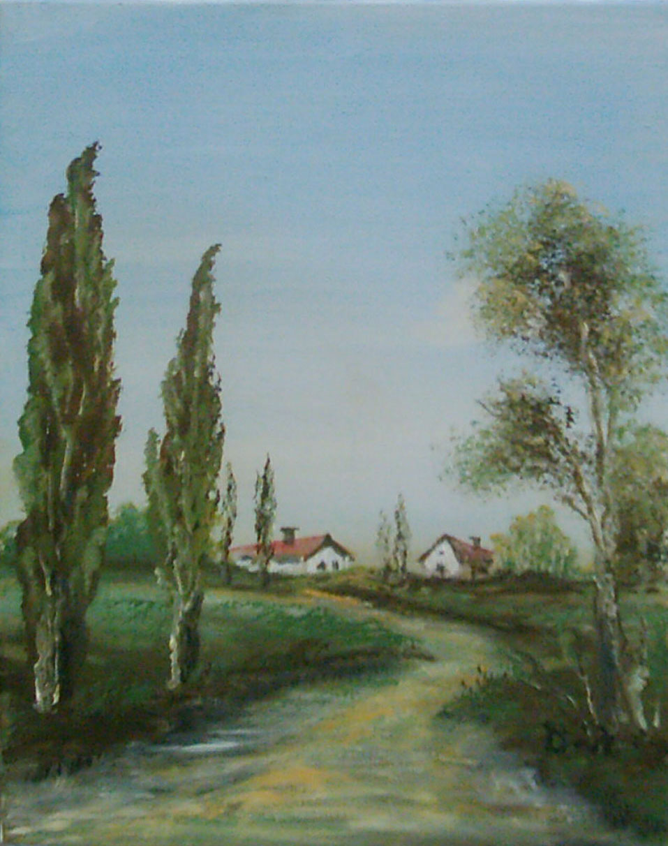 Alf�ldi tanya 50*37 olaj, v�szon