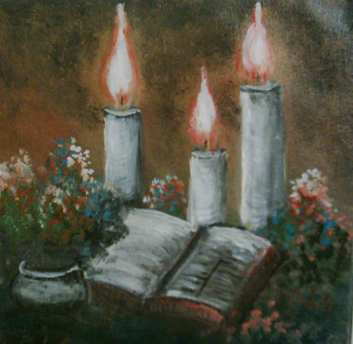 Gyerty�k 30*30 olaj, v�szon