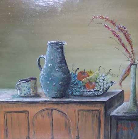 Csend�let kancs�val  46*45  olaj,farost