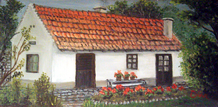 Kish�z 60*30 olaj, v�szon