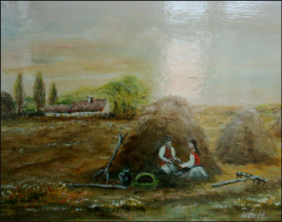 Sz�nagyujtok  48.5*39  olaj,farost