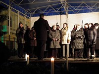 Adventi gyertyagyújtás Beregszászban