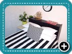Black and White gy 160x90 cm