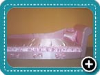 Rzsaszn lom sofa-gy, 160x80 cm