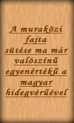 A fajta sütése