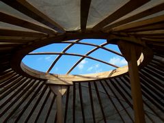 Jurta belseje / Jurte Innenraum / Yurt interior - 1