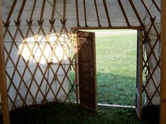 Jurta belseje / Jurte Innenraum / Yurt interior - 6