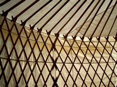 Jurta belseje / Jurte Innenraum / Yurt interior - 7