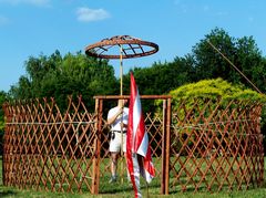 Épül jurta / Jurte im Bau / Yurt under construction - 4