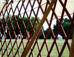 Épül jurta / Jurte im Bau / Yurt under construction - 20