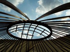 Épül jurta / Jurte im Bau / Yurt under construction - 37