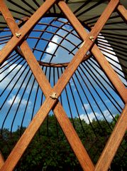 Épül jurta / Jurte im Bau / Yurt under construction - 39